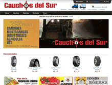 Tablet Screenshot of cauchosdelsur.com